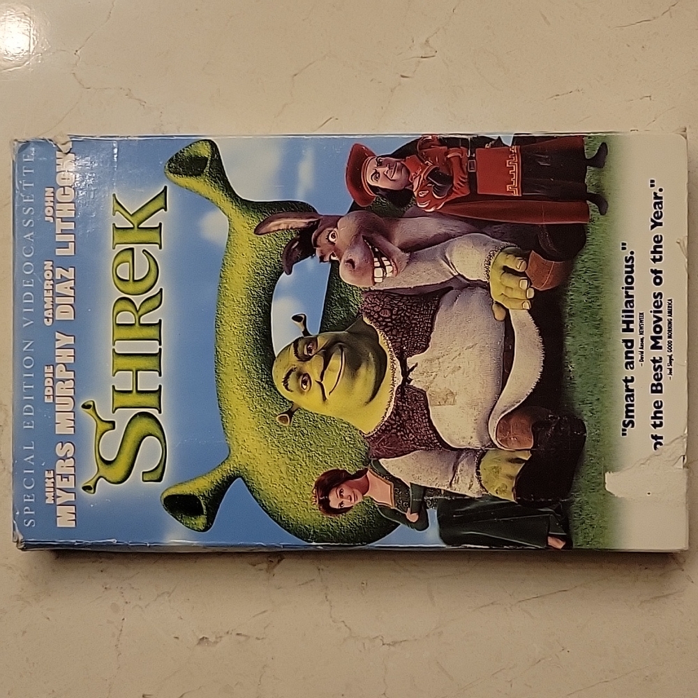 DreamWorks Home Entertainment Special Edition Shrek VHS Tape